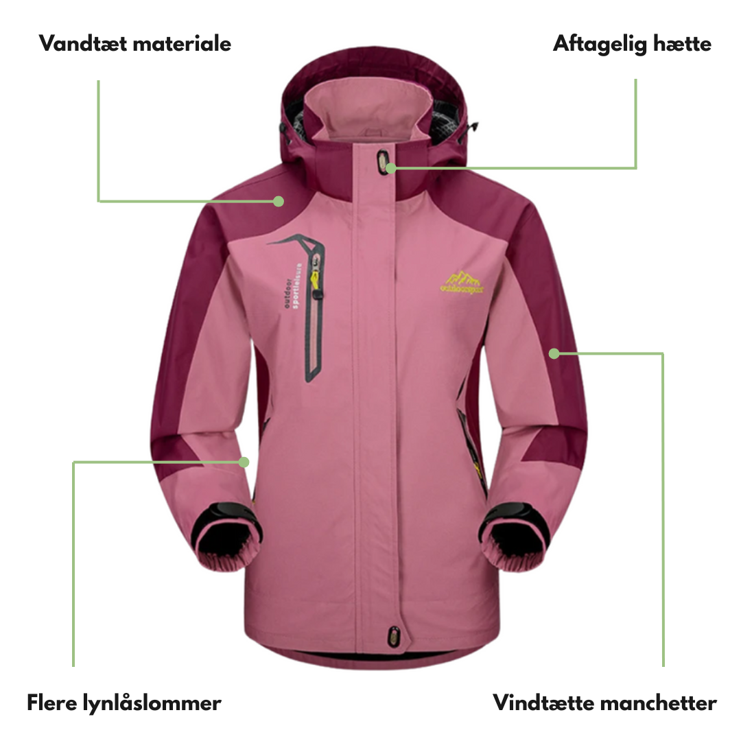 Dame Høstjakke – Vanntett & Lettvekt – Outdoor Komfort