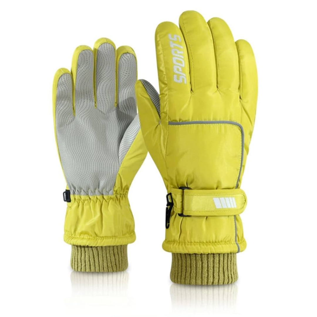 Dame Thermo Skihandsker – Selvlysende – Touchscreen Kompatible