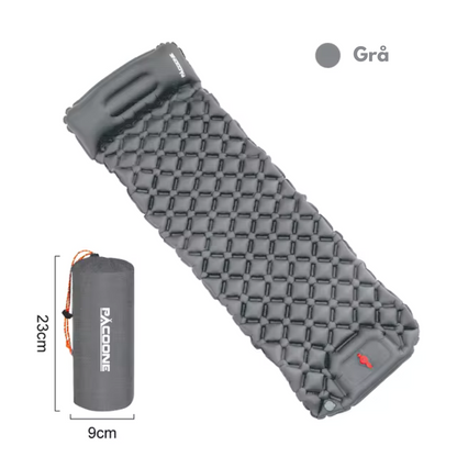 Udendørs nylon-soveunderlag - camping - indbygget pumpe
