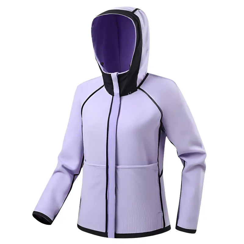 Softshell jakke dame i sort på model