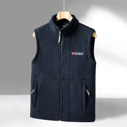 Herre Fleece Outdoor Bodywarmer – Fôret – Høst/Vinter