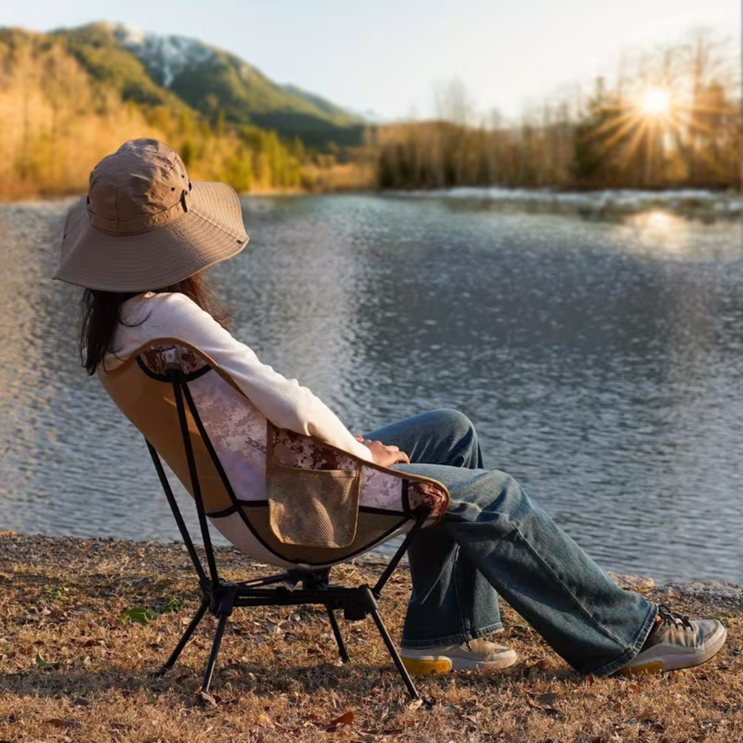 Bærbar campingstol – ultralett – kompakt sammenleggbar