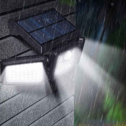 Utendørs solcellelampe - Bevegelsessensor - 333 LED