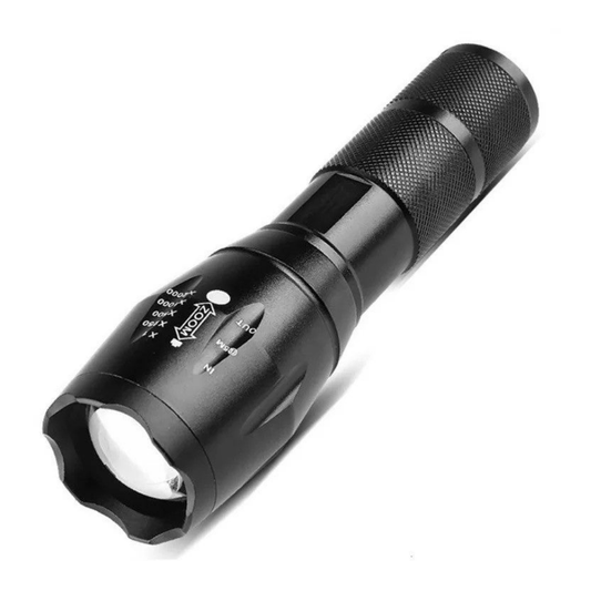 Mini LED Lommelykt – Zoom Fokus & IPX5 – Aluminium Pennelykt