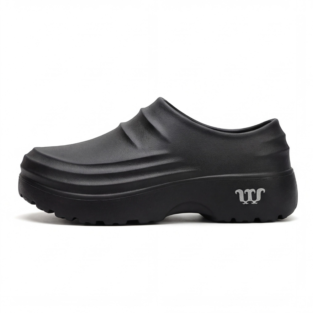 Unisex Slip-On Træsko – Vandafvisende – Støddæmpende Komfort