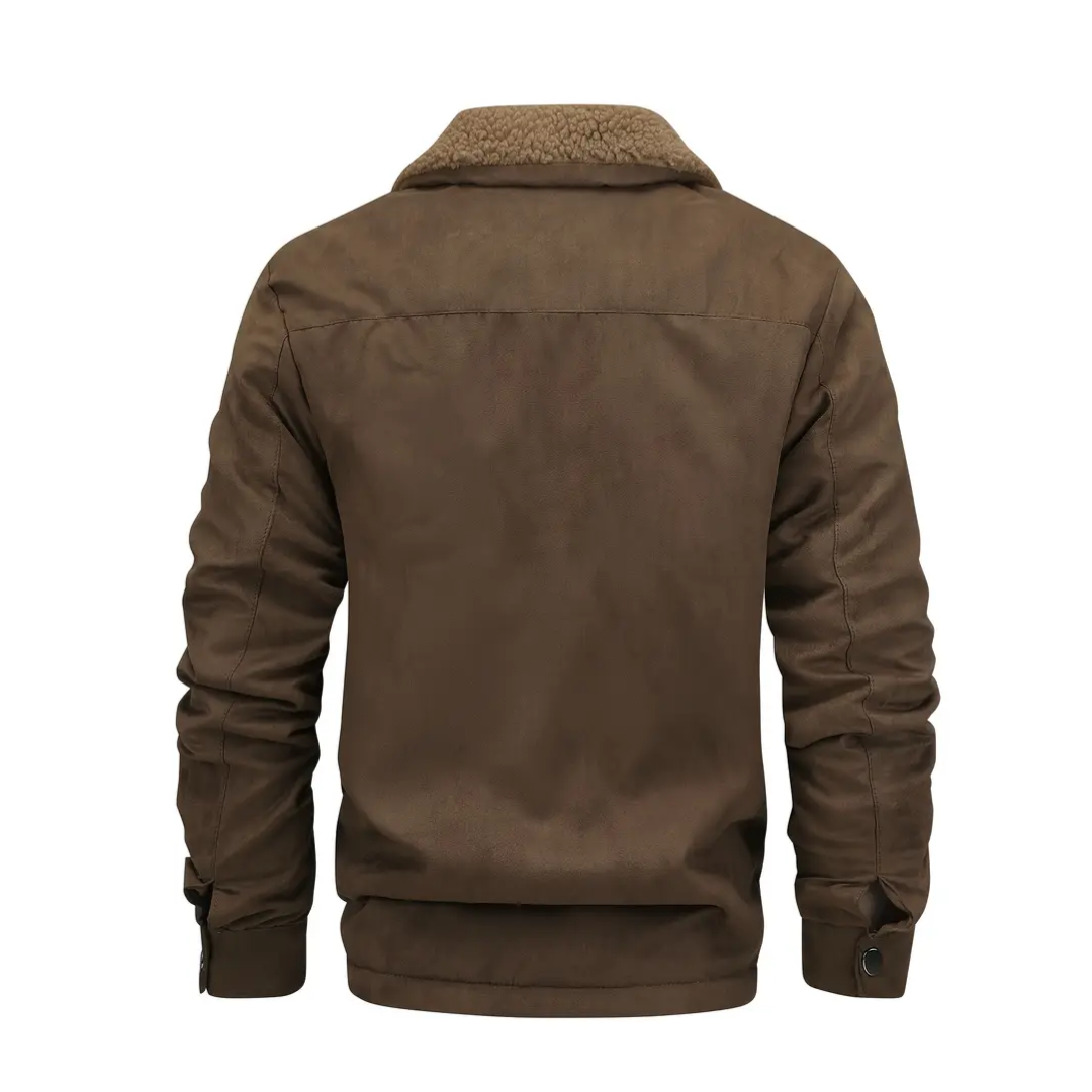 Herre outdoorjakke – fleeceforet – høst/vinter