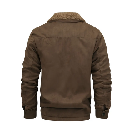 Herre outdoorjakke – fleeceforet – høst/vinter