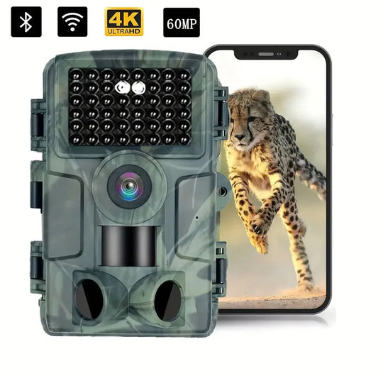 OutdoorHaven Wildlife Camera - 4K Ultra HD 60 MP - Med app
