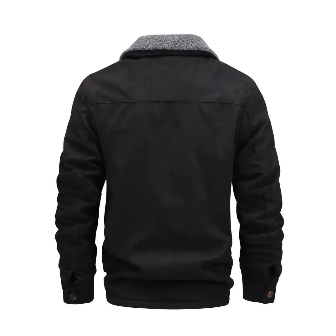 Herre outdoorjakke – fleeceforet – høst/vinter