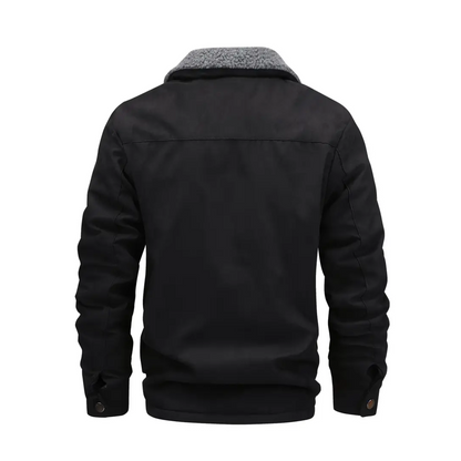 Herre outdoorjakke – fleeceforet – høst/vinter
