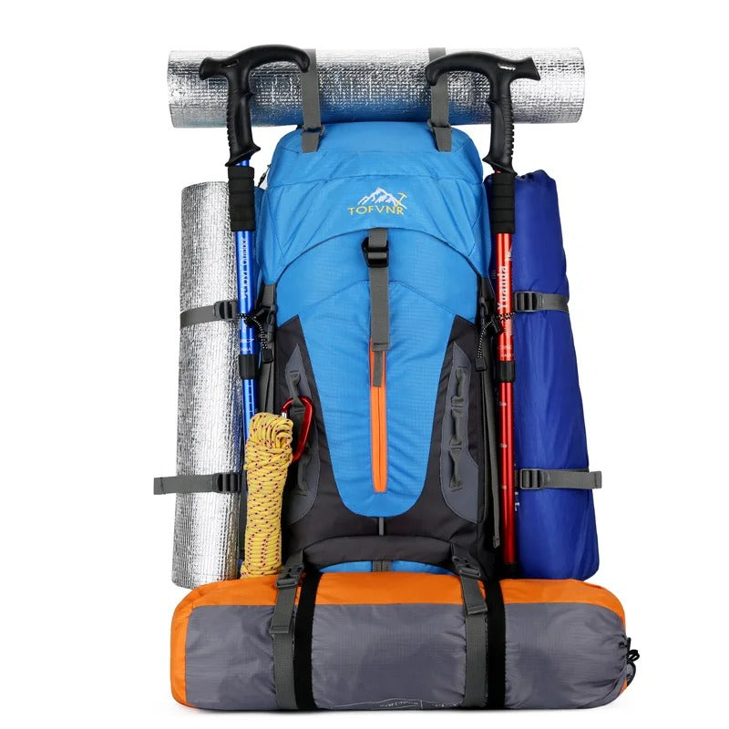 OutdoorHaven - 65L ryggsekk - Vanntett