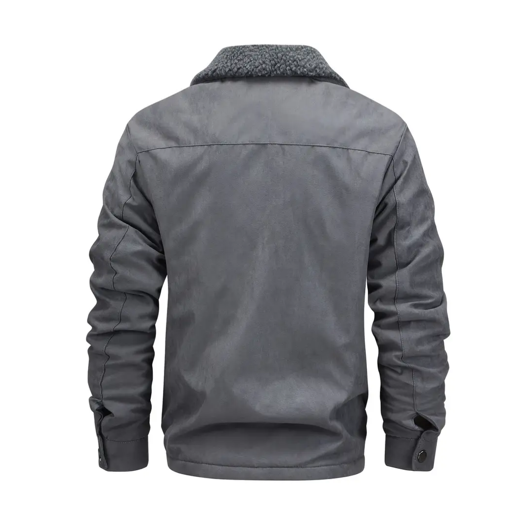 Herre outdoorjakke – fleeceforet – høst/vinter