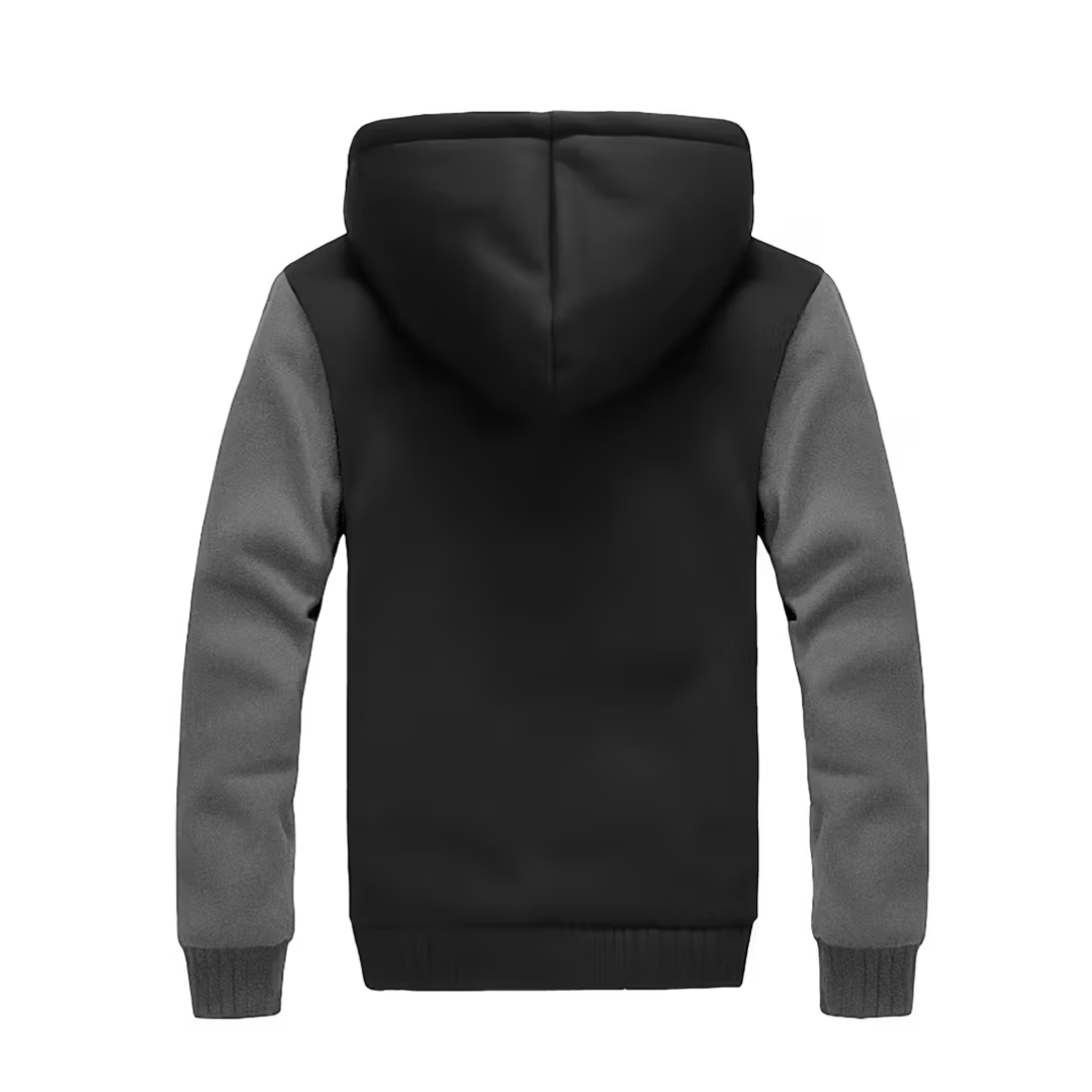 Herre Fleecevest – Med Hetta – Fôret