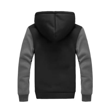 Herre Fleecevest – Med Hetta – Fôret