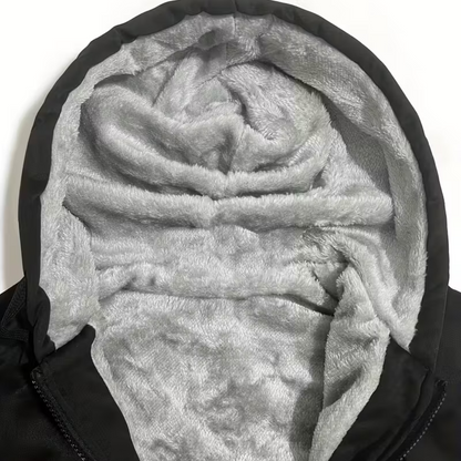 Herre Fleecevest – Med Hetta – Fôret