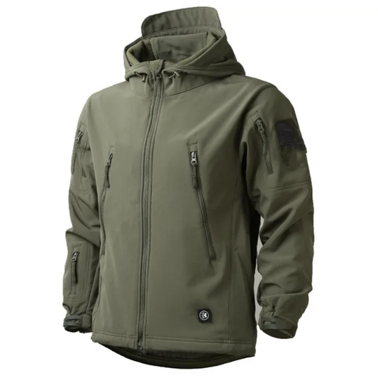 Softshell-jakke med hætte - udendørs