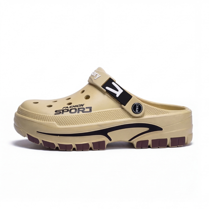 Herre Komfort Clogs – Skli-sikker Såle – Pustende Casual Design