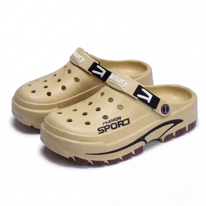 Herre Komfort Clogs – Skli-sikker Såle – Pustende Casual Design