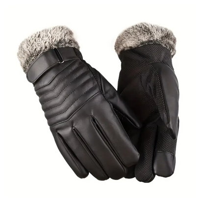 Herre Fleece Handsker – Foret & Touchscreen – Vinter