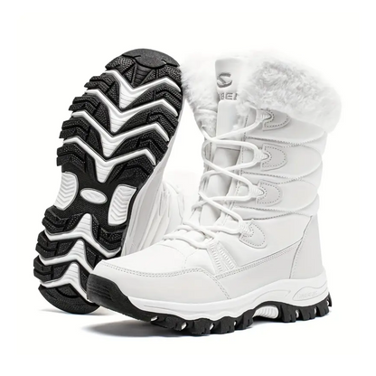Dame Vinter Snowboots – Varm Fôr – Halvhøy Stil