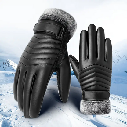 Herre Fleece Handsker – Foret & Touchscreen – Vinter