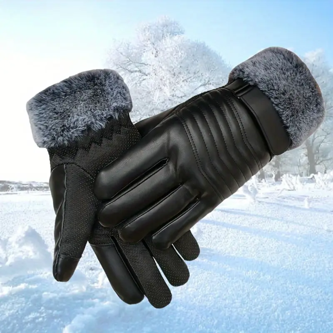 Herre Fleece Handsker – Foret & Touchscreen – Vinter