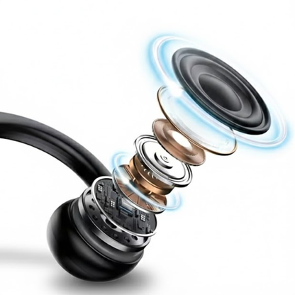 Open-ear sportshodetelefoner – benledning – lang batteritid