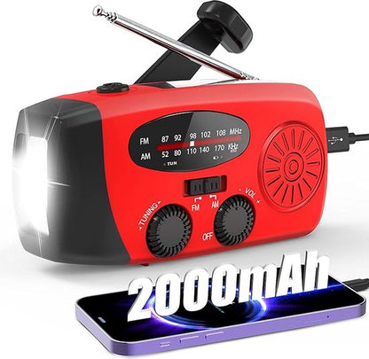 Nødradio - radio, powerbank, lommelykt - #1 ved nødsituasjoner