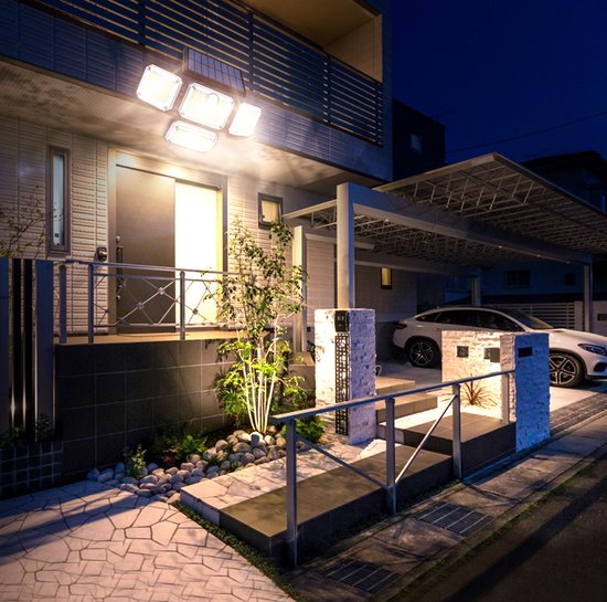 Utendørs solcellelampe - Bevegelsessensor - 333 LED