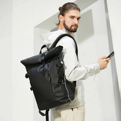 Rolltop Rugzak - Outdoor - USB Opladen - OutdoorHavenNL