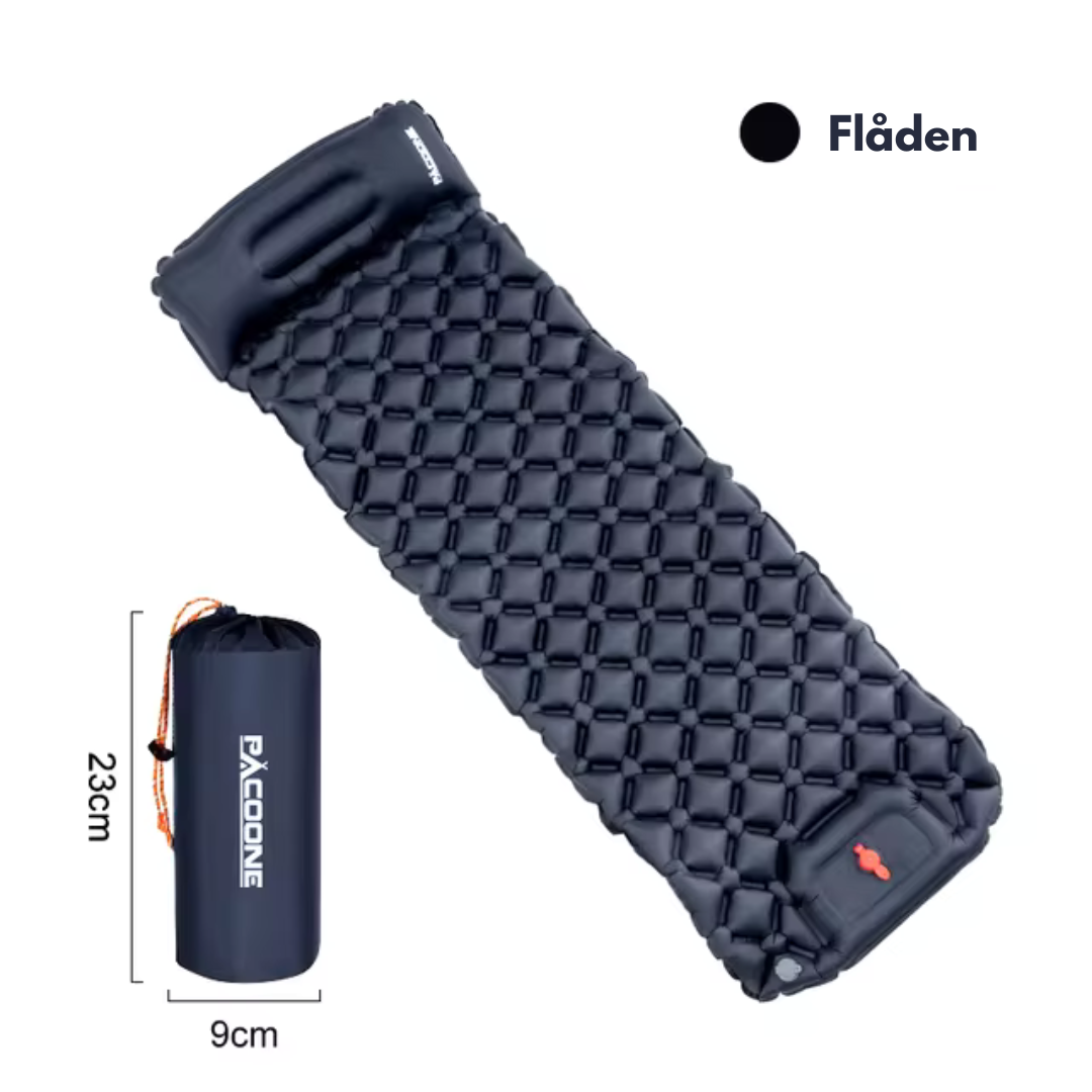 Udendørs nylon-soveunderlag - camping - indbygget pumpe