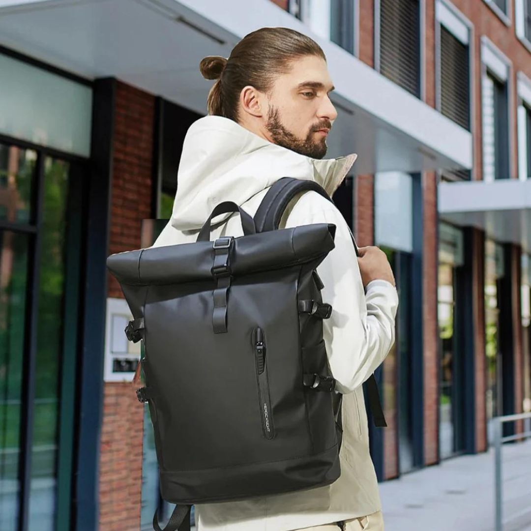 Rolltop Rugzak - Outdoor - USB Opladen - OutdoorHavenNL
