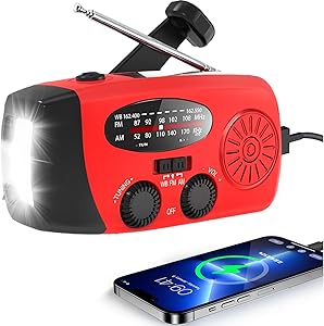 Nødradio - radio, powerbank, lommelykt - #1 ved nødsituasjoner
