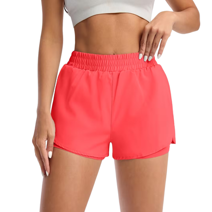 Dame Sportsshorts – Elastisk Midje – Med Lommer