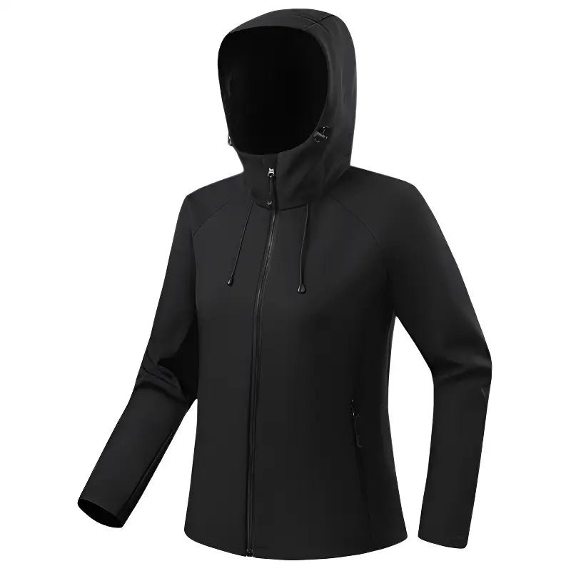 Softshell jakke dame i skoven om efteråret