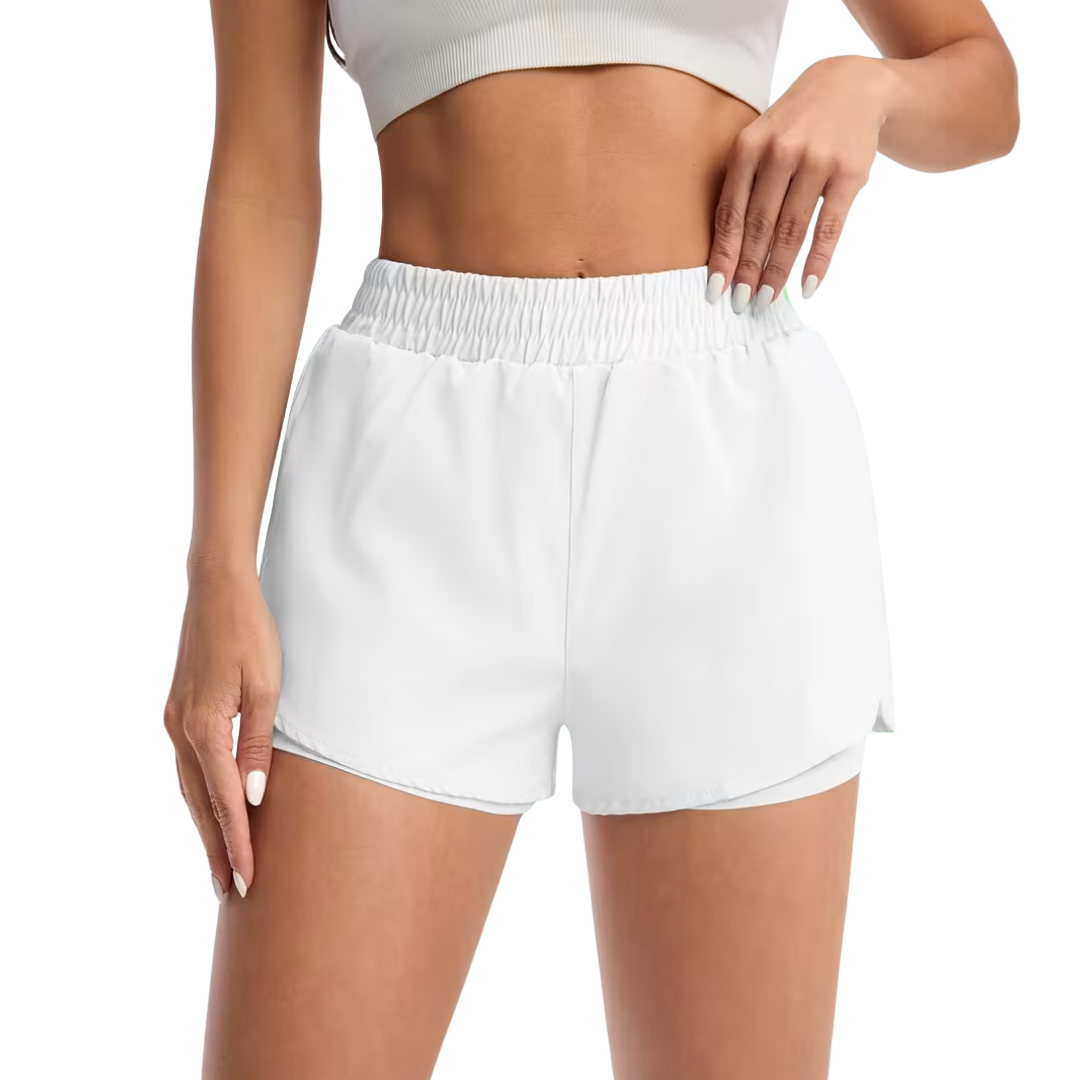 Dame Sportsshorts – Elastisk Midje – Med Lommer