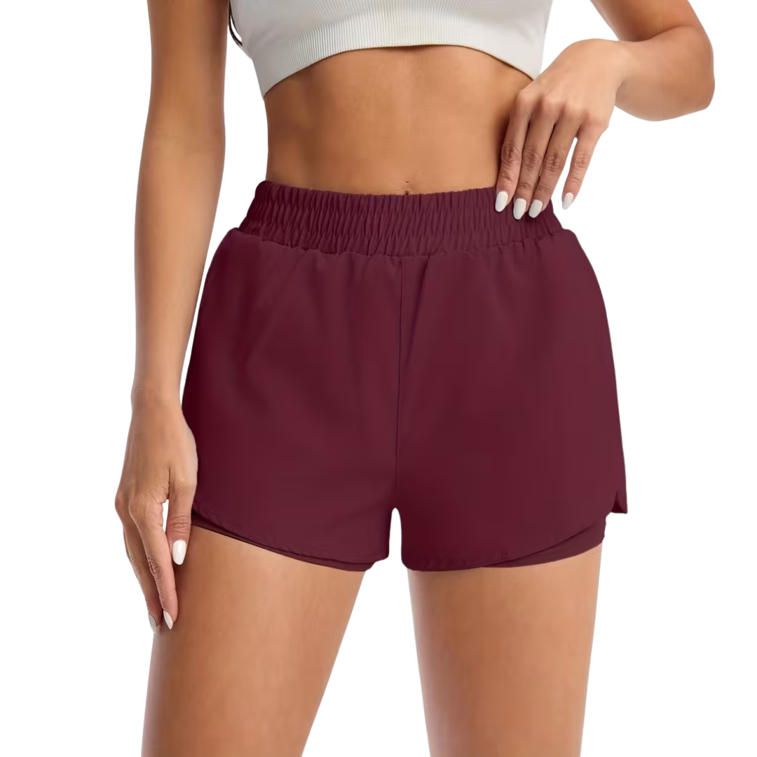Dame Sportsshorts – Elastisk Midje – Med Lommer