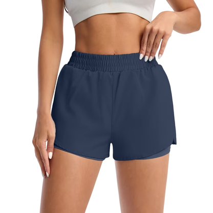 Dame Sportsshorts – Elastisk Midje – Med Lommer