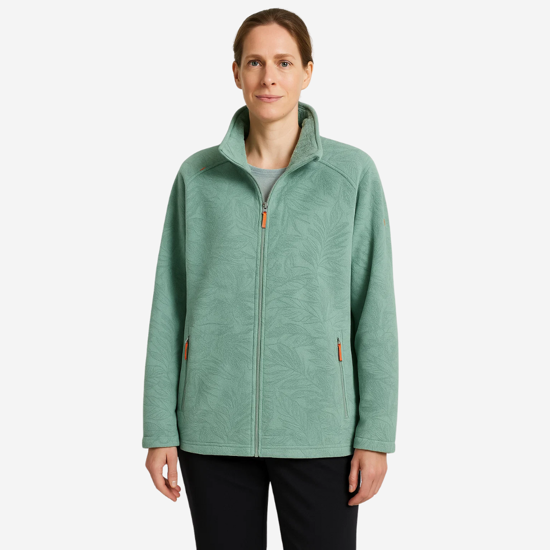 Dame outdoor fleecevest – vindtæt & varm – efterår/vinter