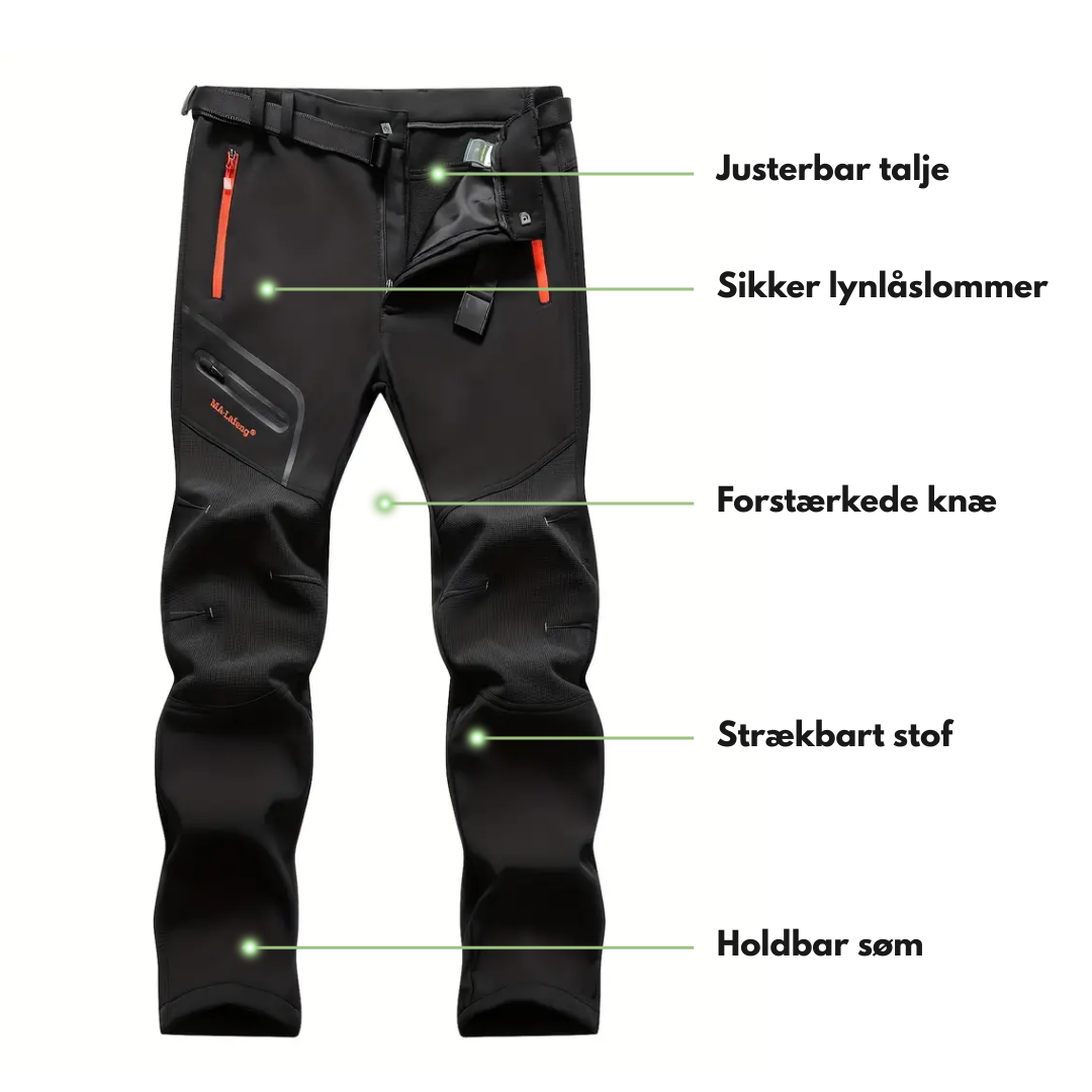 Herre Outdoor Bukser – Vandtæt – Hurtigtørrende