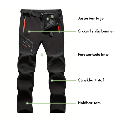 Herre Outdoor Bukser – Vandtæt – Hurtigtørrende