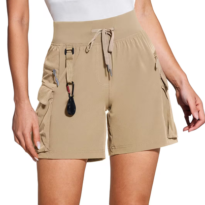 Dame Sportsshorts – Lettvekt – Med Lynlåslommer & Snøring