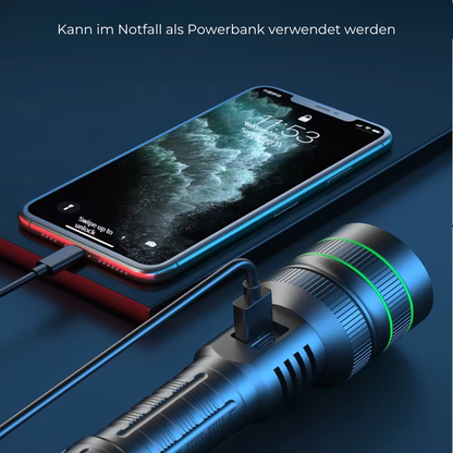 LED Lommelykt - Zoom 3 KM - Ekstremt lyssterk
