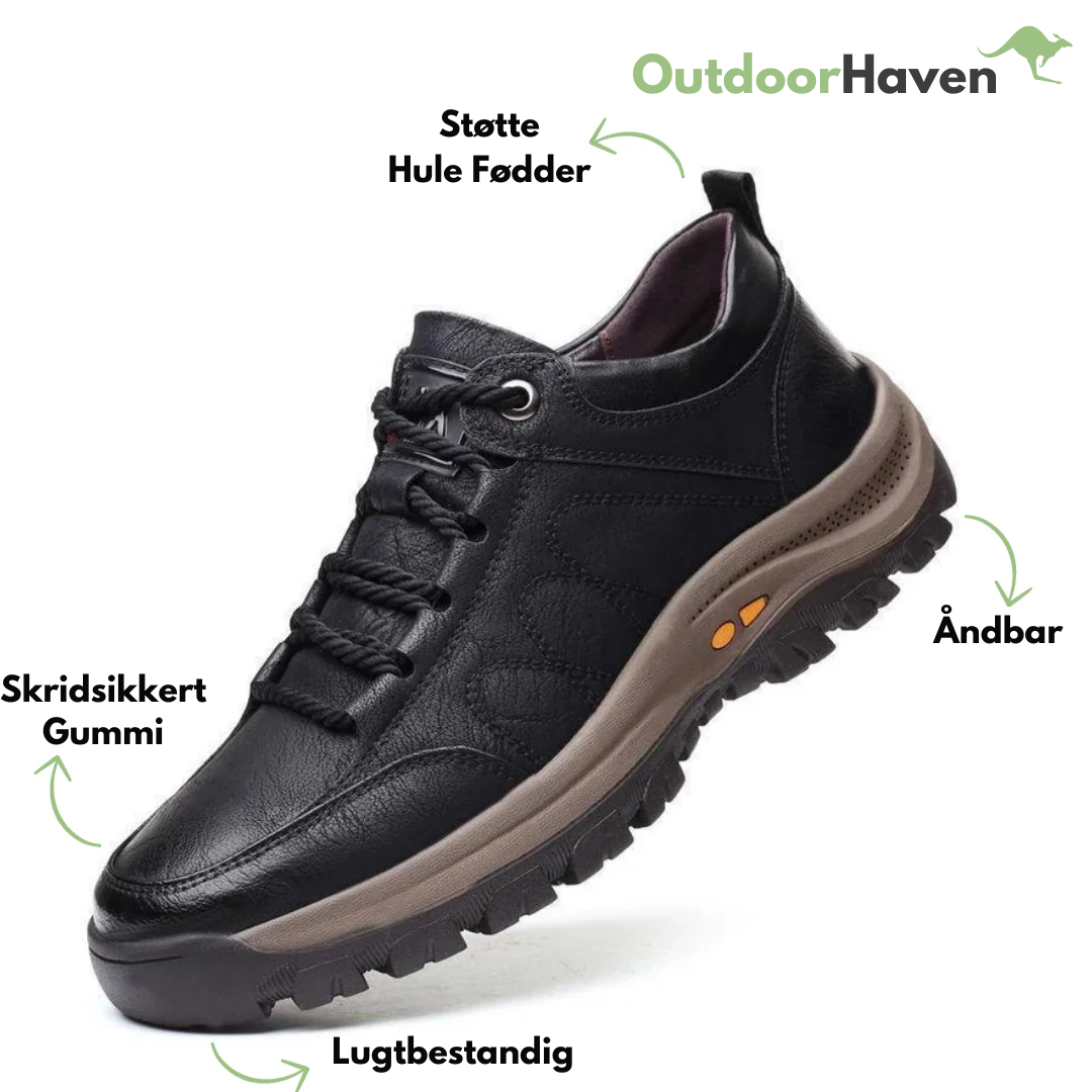 Utendørs sneakers for menn - PE-lær