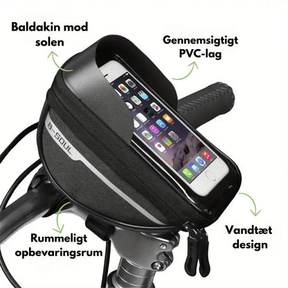 2 i 1 - Cykeltaske og Telefonholder