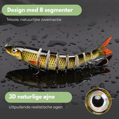 OutdoorHaven - Lokkemat - 8 segmenter - Gjedde