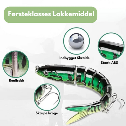 OutdoorHaven - Lokkemat - 8 segmenter - Gjedde
