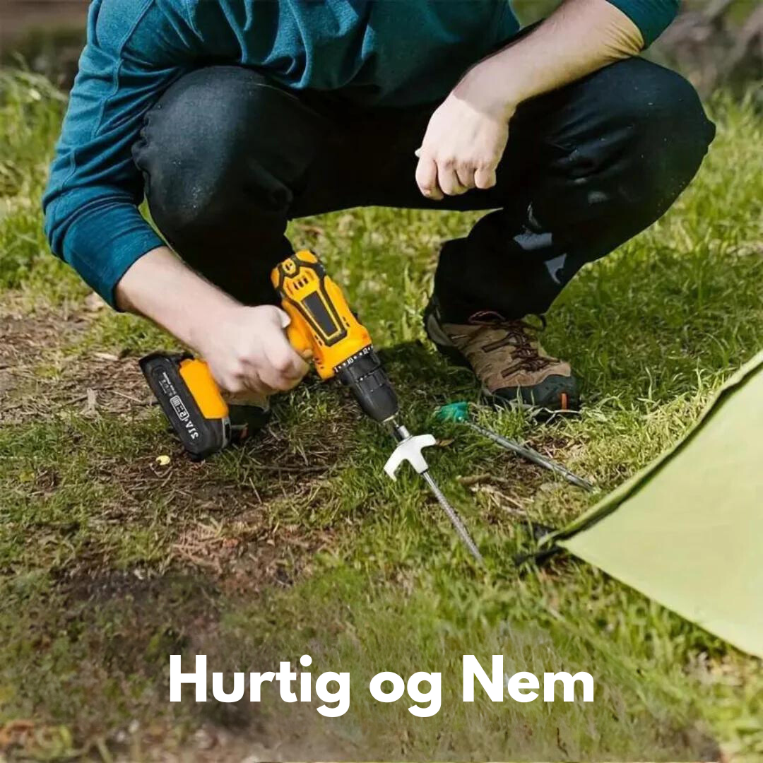 OutdoorHaven - Skrubbbare Stålplugger - 12 stk.