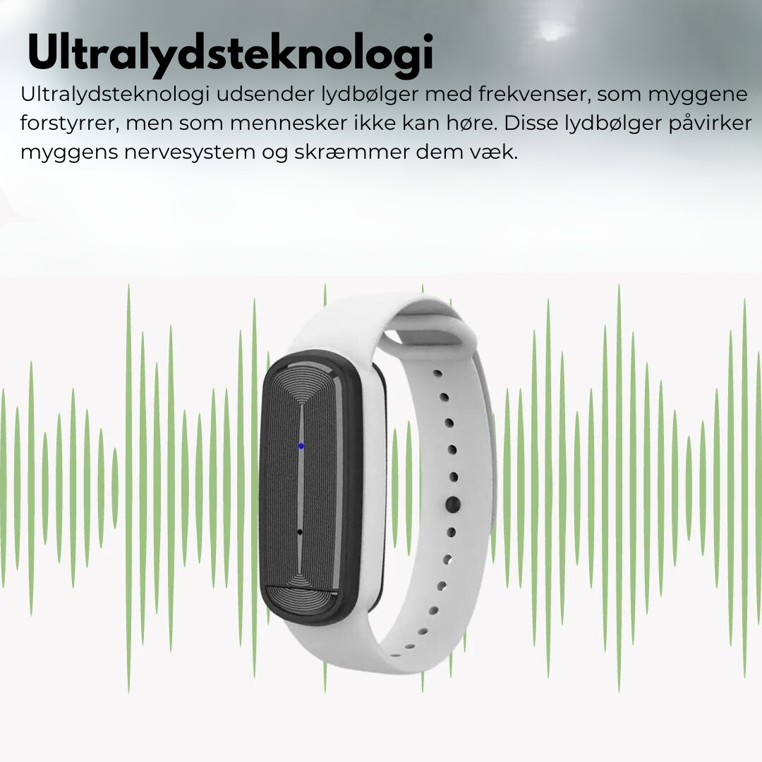 OutdoorHaven - Ultralydsarmbånd mod myg