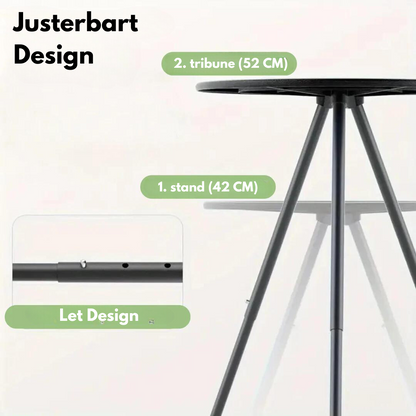 OutdoorHaven - Justerbart og sammenleggbart campingbord